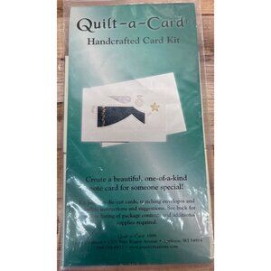 Quilt-A-Card Angel Handcrafted Card Kit Includes Die-Cut Cards Envelopes Stencil
